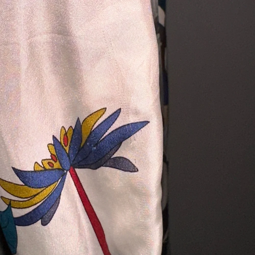 Tory Burch Blue and White Patterned Pants - Picture 4 of 6